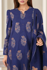 Unstitched Jacquard Cotton 3 Piece