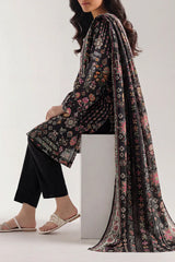 Unstitched Printed Lawn 3 Piece