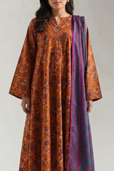 Unstitched Printed Lawn 3 Piece