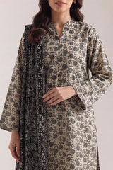 Unstitched Printed Lawn 3 Piece