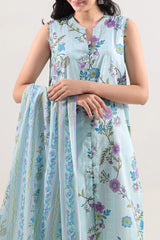 Unstitched Printed Lawn 3 Piece