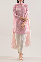 Unstitched Printed Lawn 3 Piece