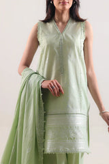 Unstitched Jacquard Cotton 3 Piece