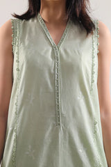 Unstitched Jacquard Cotton 3 Piece