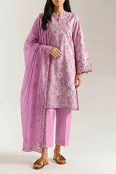 Unstitched Printed Lawn 3 Piece
