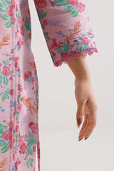 Unstitched Printed Lawn 3 Piece