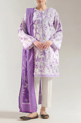 Unstitched Printed Pashmina 3 Piece