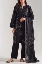 Unstitched Printed Lawn 3 Piece