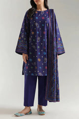 Unstitched Printed Lawn 3 Piece