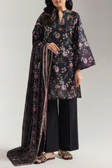 Unstitched Printed Lawn 3 Piece