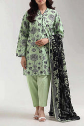 Unstitched Printed Lawn 3 Piece