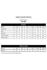 Solid Wash N Wear Stitched 2 Piece (Shirt/Trouser) For Boys