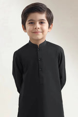 Solid Wash N Wear Stitched 2 Piece (Shirt/Trouser) For Boys