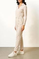 Peg High-Waist Pants