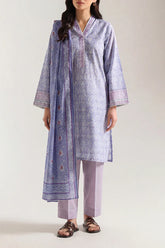 Printed Lawn Stitched 3 Piece
