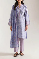 Printed Lawn Stitched 3 Piece
