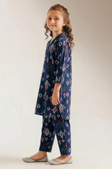 Printed Arabic Lawn Stitched 2 Piece (Shirt/Trouser) For Kids