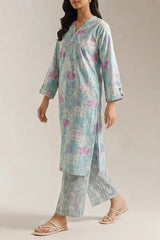 Printed Lawn Stitched 2 Piece (Shirt/Trouser)