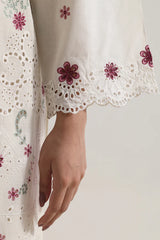 Solid Embroidered Lawn Stitched 3 Piece