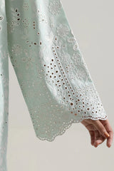 Solid Embroidered Lawn Stitched 3 Piece