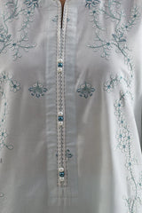 Solid Embroidered Lawn Stitched 3 Piece
