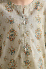 Printed Lawn Stitched 2 Piece (Shirt/Trouser) For Kids