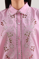 Solid Embroidered Poplin Stitched 2 piece (Shirt/Trouser)