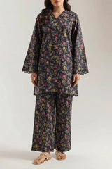 Printed Embroidered Arabic Lawn Stitched 2 Piece (Shirt/Trouser)