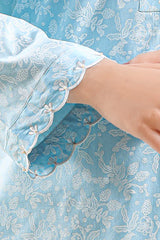 Stitched printed Embroidered Lawn 2 Piece (Shirt/Trouser)