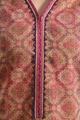 Unstitched Printed Lawn 3 Piece