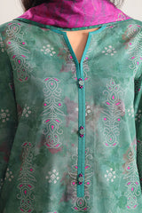 Unstitched Printed Lawn 3 Piece