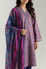 Unstitched Printed Lawn 3 Piece