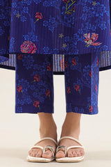 Unstitched Printed Self Strip Lawn 3 Piece