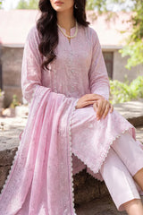 Unstitched Printed Lawn 3 Piece