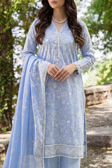 Unstitched Printed Lawn 3 Piece