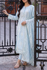 Unstitched Printed Lawn 3 Piece