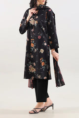 Unstitched Printed Lawn 3 Piece