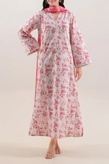 Unstitched Printed Lawn 3 Piece