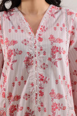 Unstitched Printed Lawn 3 Piece
