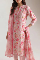 Unstitched Printed Lawn 3 Piece