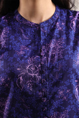 Unstitched Printed Self Strip Lawn 3 Piece
