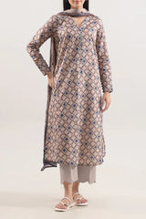 Unstitched Printed Lawn 3 Piece