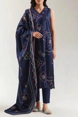 Unstitched Printed Lawn 3 Piece
