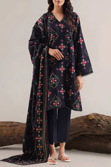 Unstitched Printed Lawn 3 Piece