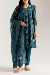 Unstitched Printed Lawn 3 Piece