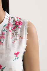 Unstitched Printed Karandi 3 Piece