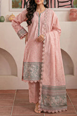 Unstitched Cotton Jacquard 3 Piece