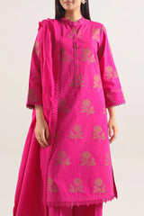 Unstitched Jacquard Cotton 2 Piece (Shirt/Dupatta)