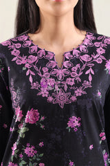 Unstitched Embroidered Lawn 3 Piece