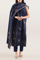 Unstitched Printed Lawn 3 Piece